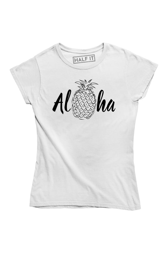 Aloha - Pineapple Hawaiian Summer Vacation Time Women's T-Shirt