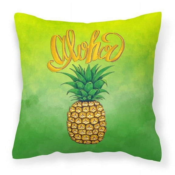 Aloha Pineapple Welcome Fabric Decorative Pillow