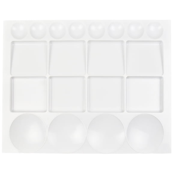 Aloha Plastic Paint Color Palette Painting Pallet Tray Plastic Water Color Palette Paint Pallet
