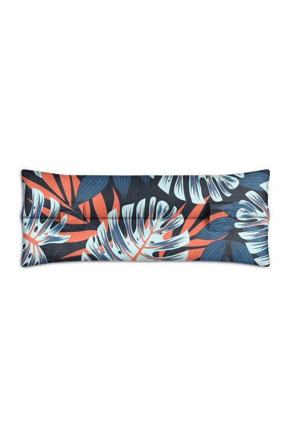Aloha Post Surgery Seatbelt Pillow - Jungle Leaves Mastectomy Cushion for Car - Comfortable Chest Protector After Surgery with Summer Design