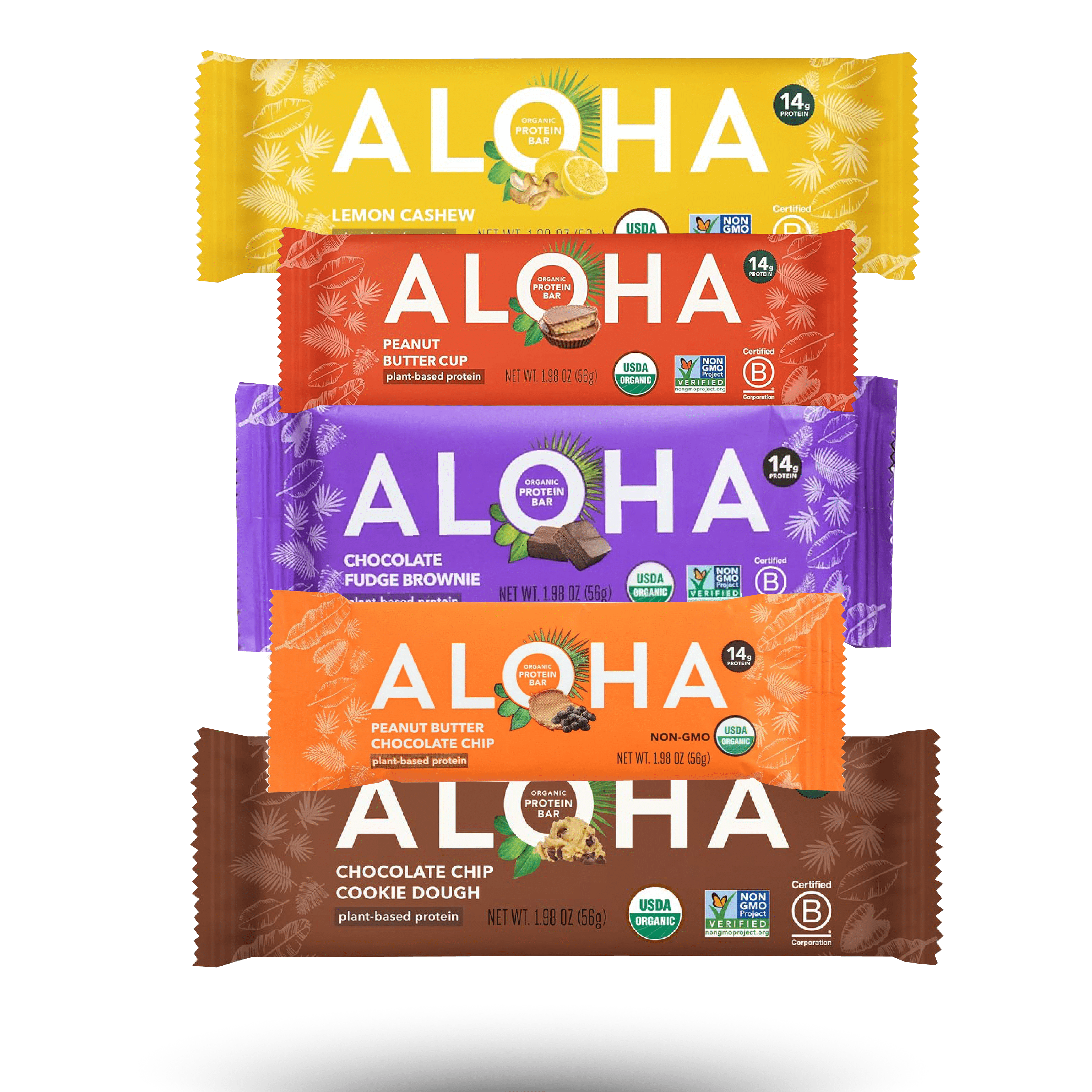 Aloha Protein Bars | Organic Plant-Based Protein Bars | 3 Flavors ...
