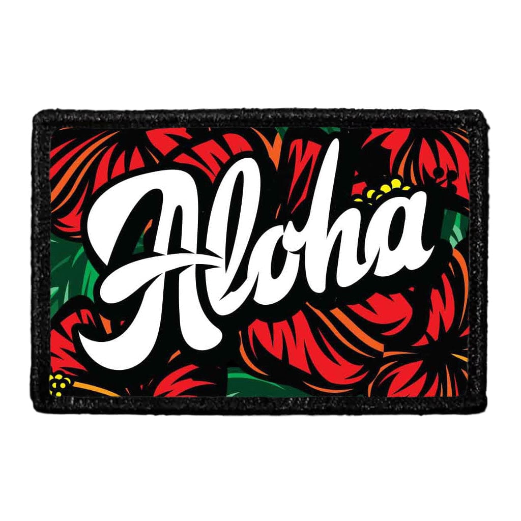 Aloha - Red Hibiscus - Removable Patch - Walmart.com