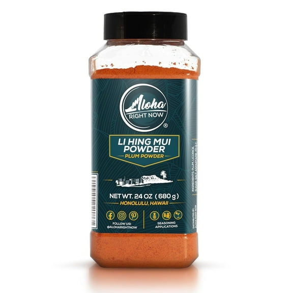 Aloha Right Now Authentic Li Hing Mui Powder 24 oz Shake