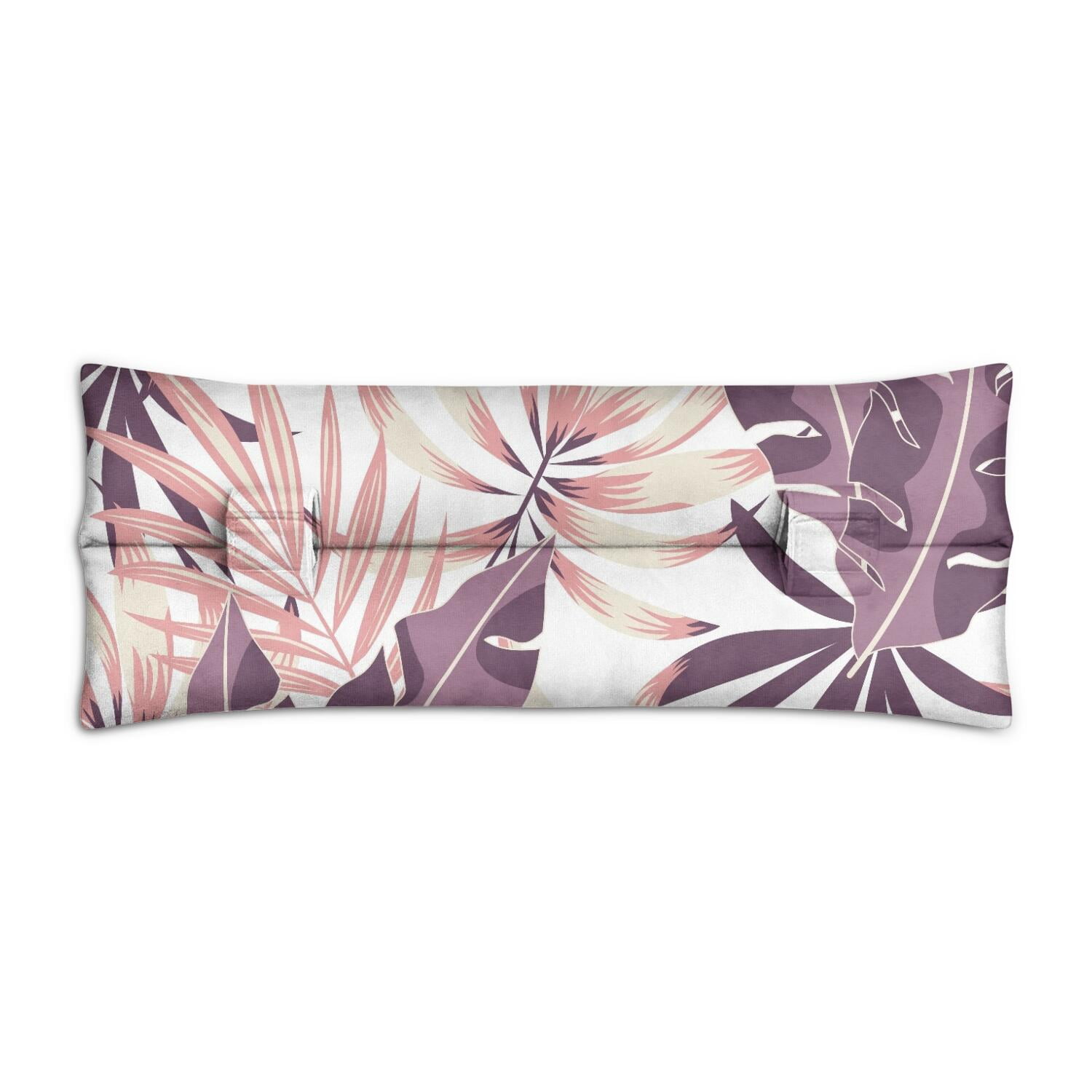 Aloha Seat Belt Pillow for Surgery - Colorful Exotic Mastectomy Cushion - Soft Breast Surgery Recovery Pillow with Beach Vacation Print