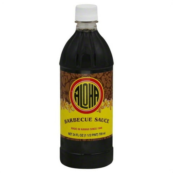 Aloha Shoyu Aloha Barbecue Sauce, 24 oz Bottle
