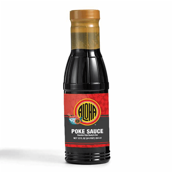 Aloha Shoyu Hawaiian Style Poke Sauce 12 oz (Pack of 2)