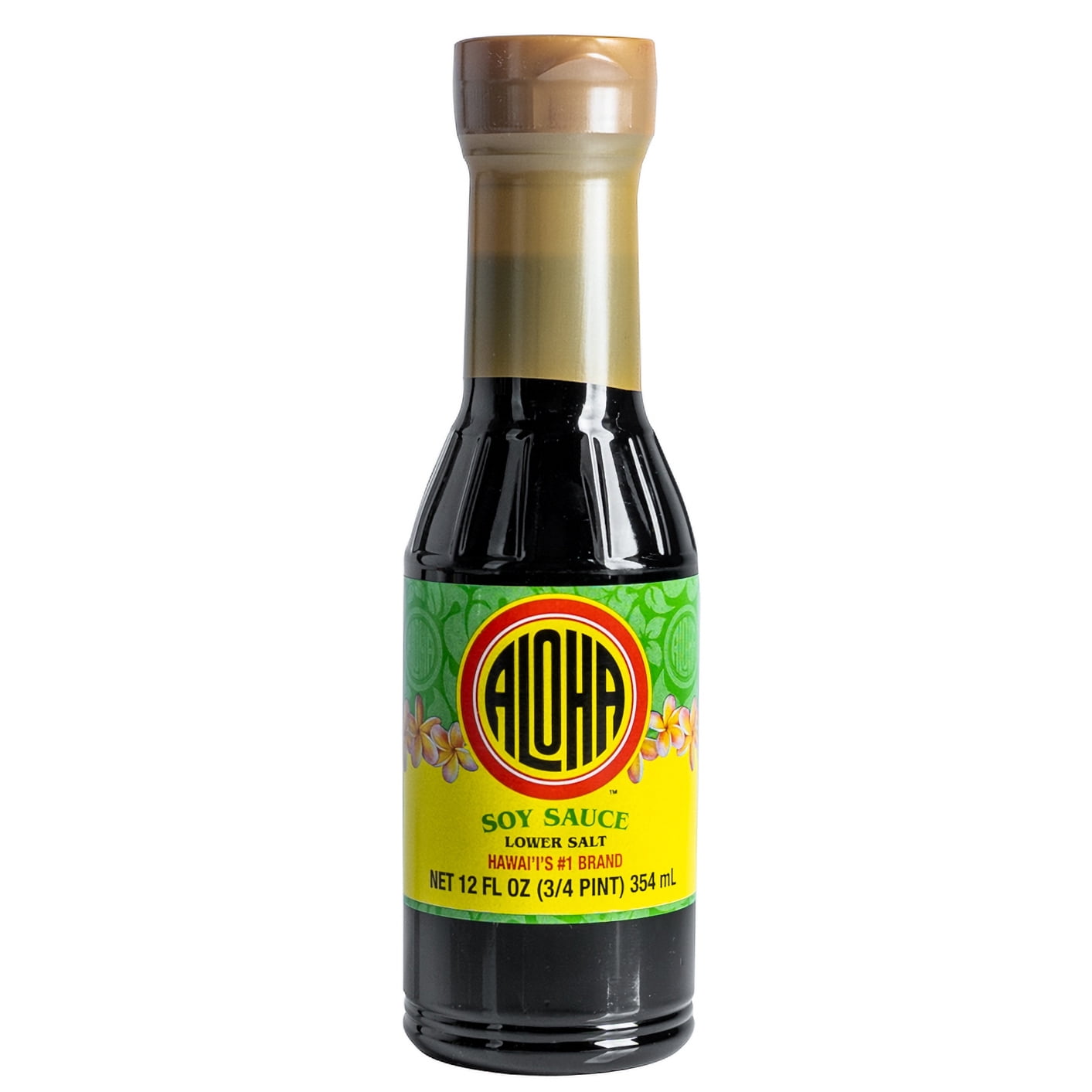 Aloha Shoyu Lower Salt Soy Sauce, 12 oz