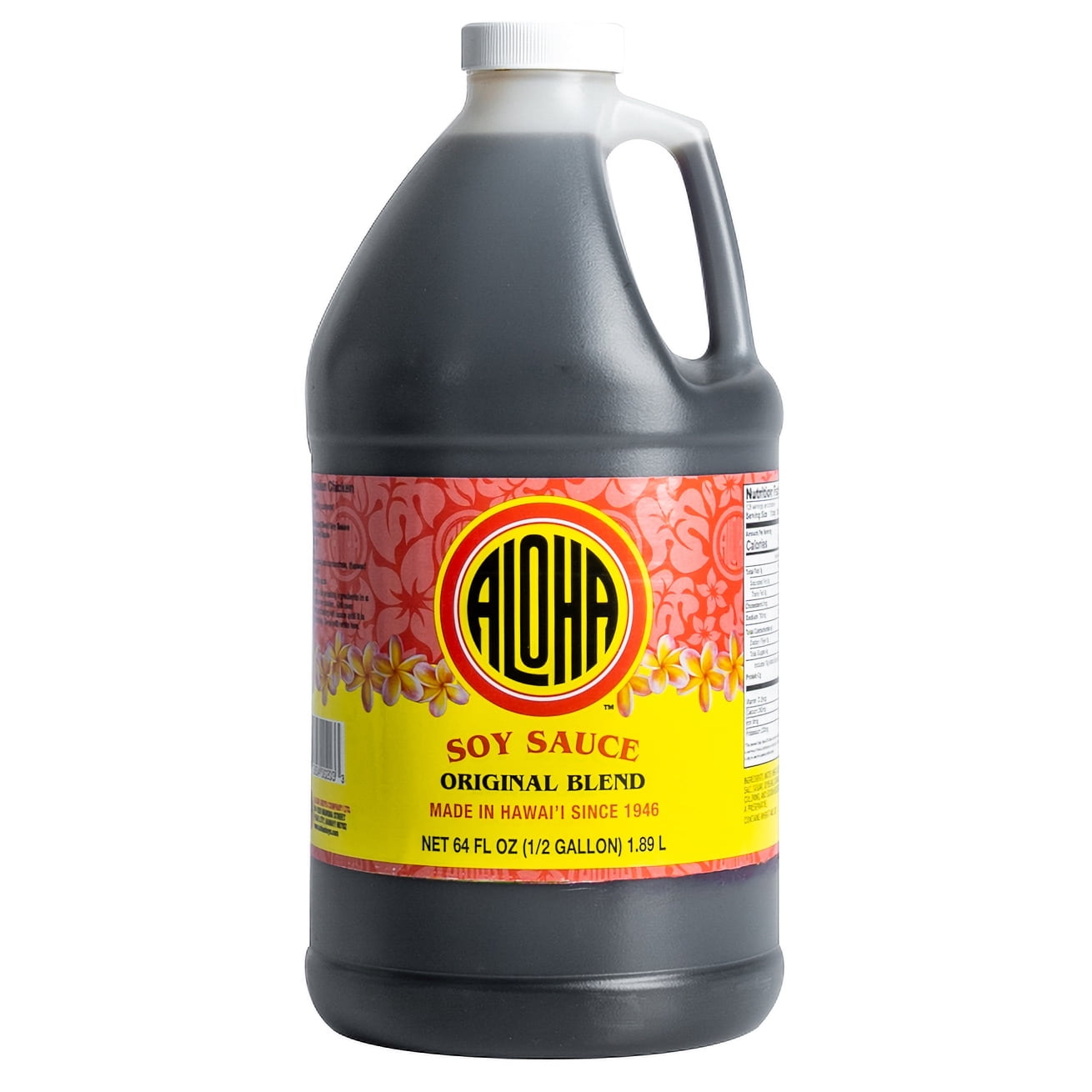 Aloha Shoyu Original Blend Soy Sauce, Extra Large Bottle, 64 oz