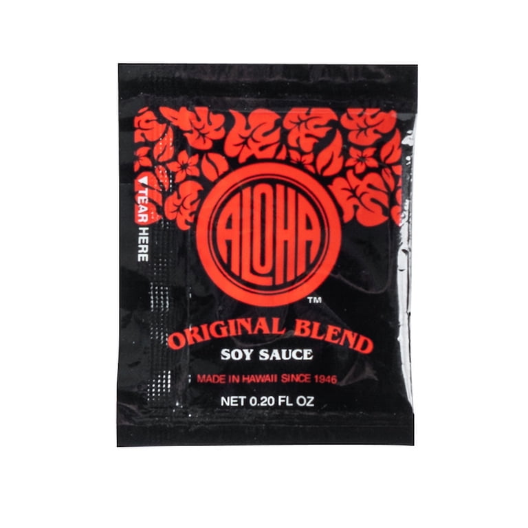 未開封　ALOHA Soy Sauce Original Blend 2本セット Aloha Shoyu Original Blend Soy Sauce to Go Packs, 20 Ct - Walmart.com
