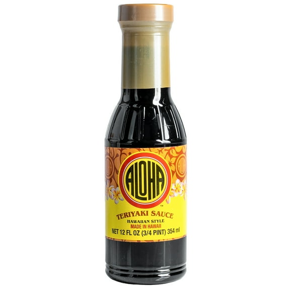 Aloha Shoyu Spicy Gluten-Free Hawaiian Teriyaki Sauce, 12 oz