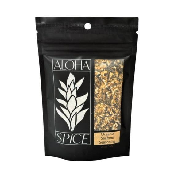 Aloha Spice Company Organic Aloha Seafood Rub  Seasoning
