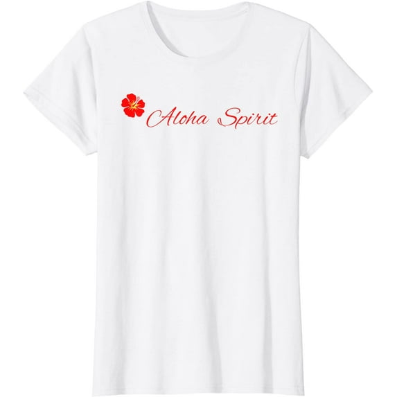 Aloha Spirit with Hawaiian Flower T-Shirt