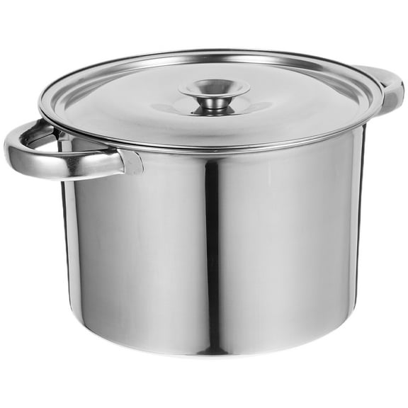 Aloha Stainless Steel Stock Pot Soup Cooking Pot Kitchen Cooking Pot Oil Storage Pot