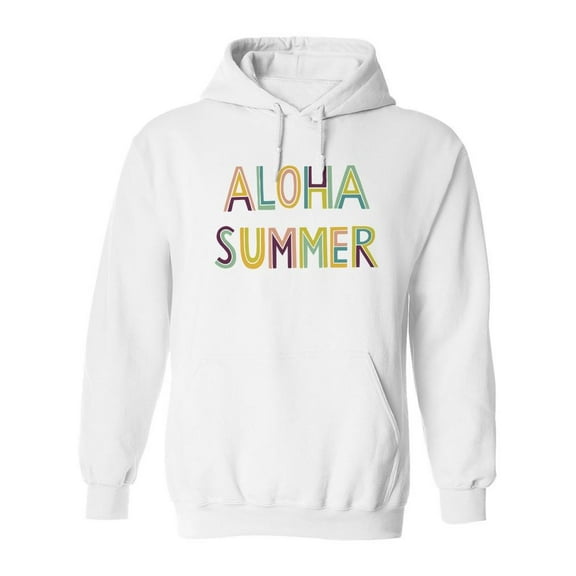 Aloha Summer. Hoodie Men -Image by Shutterstock, Male 4X-Large