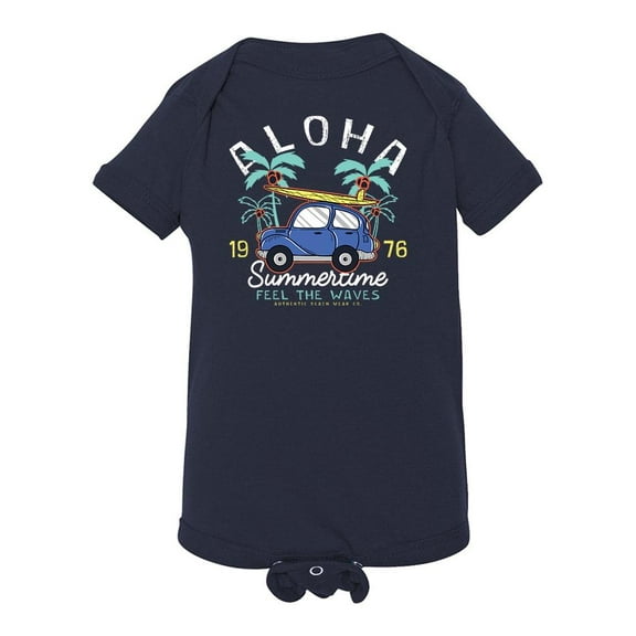 Aloha Summertime Bodysuit Infant -Image by Shutterstock,  6 Months
