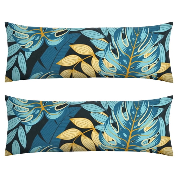 Aloha Sunset Lumbar Pillow Cover Silhouette Palm Against Orange Sky, Tropical Twilight Scene, Soft Velvet for Zen Bedroom or Meditation Space