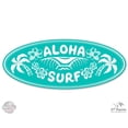 thumbnail image 1 of Aloha Surf Oval - 5" Vinyl Sticker - For Car Laptop I-Pad - Waterproof Decal, 1 of 1