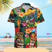 Aloha Tiki Tiki Hawaii Shirt Beach Lover