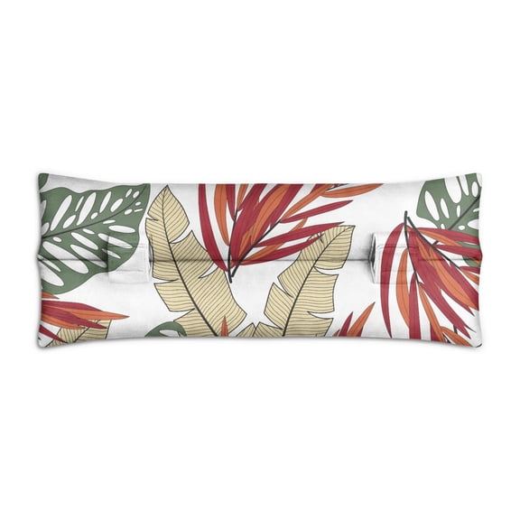 Aloha Tropical Seat Belt Cushion Mastectomy & Hysterectomy Support, Bright Hawaiian Floral Pattern