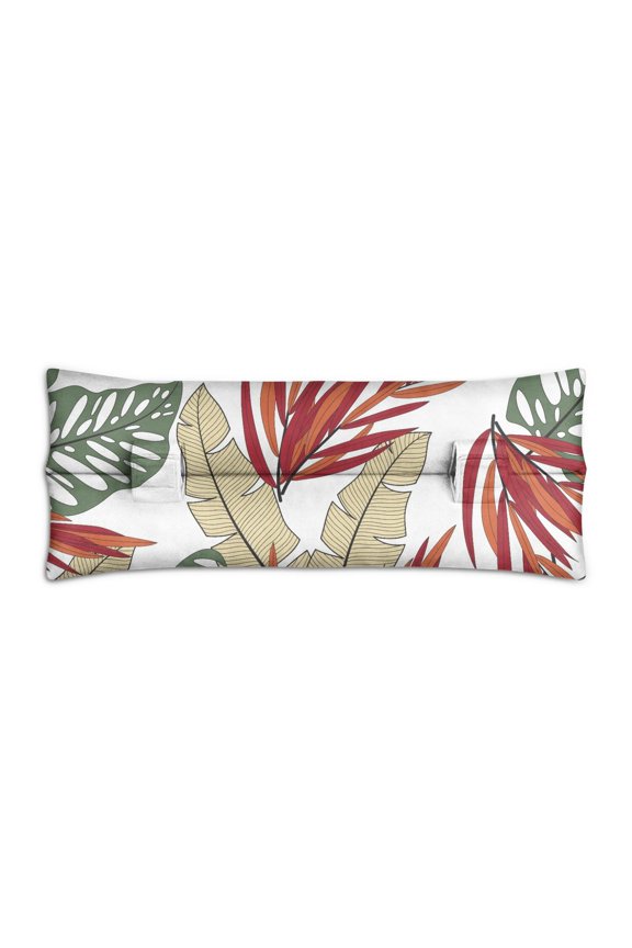 Aloha Tropical Seat Belt Cushion Mastectomy & Hysterectomy Support, Bright Hawaiian Floral Pattern