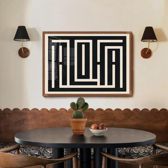 Aloha Typography Art Coastal Wall Art Beach Decor Tropical Beach House Surfer Art Hawaii Cali Retro Vintage