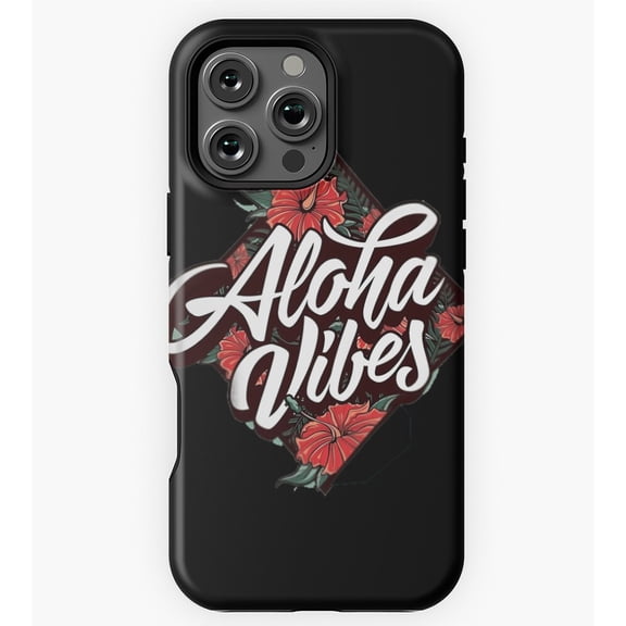 Aloha Vibes Hawaiian Style GA883 Phone Case for iPhone 11 to 17 Pro Max
