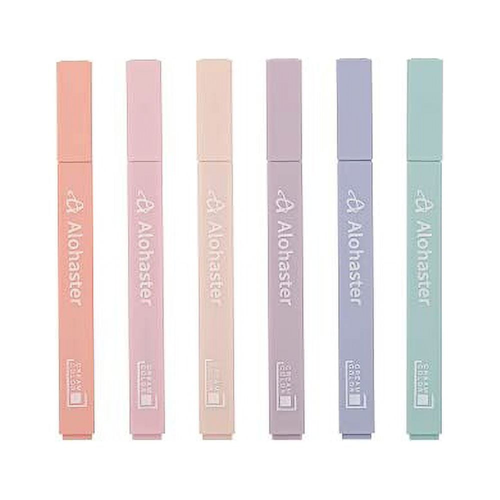 Highlighters Mild Assorted Colors with Soft Chisel Tip, No Bleed Dry Fast  Easy to Hold, Cute Aesthetic Highlighter for Journal Notes School Office  Supplies - Style 3 