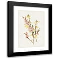 thumbnail image 1 of Alois Lunzer 14x18 Black Modern Framed Museum Art Print Titled - Peach Blossoms and Forsythia (1885), 1 of 5