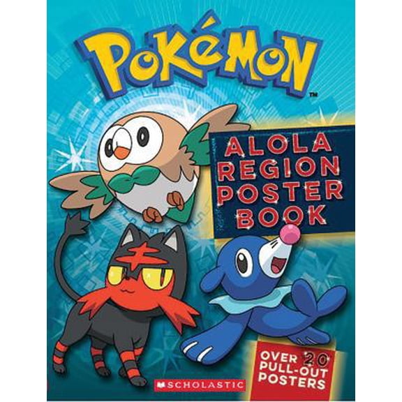 Pre-Owned Alola Region Poster Book (Pok?mon) (Paperback) 1338161229 9781338161229