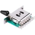 Alomejor Guitar Toggle Switch Electric Guitar 5 Way Pot Switch with