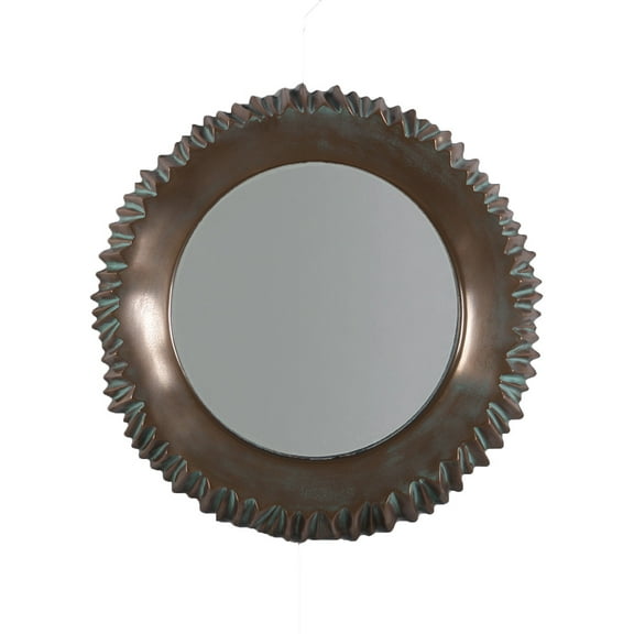 Alon Large Soleil Sunburst Mirror Starburst Design Wall Mount Bronze Finish