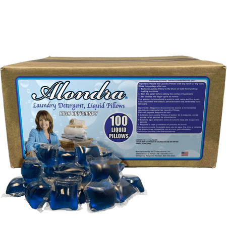 Alondra Laundry Detergent (HE) Pillows, 100ct Box, Liquid