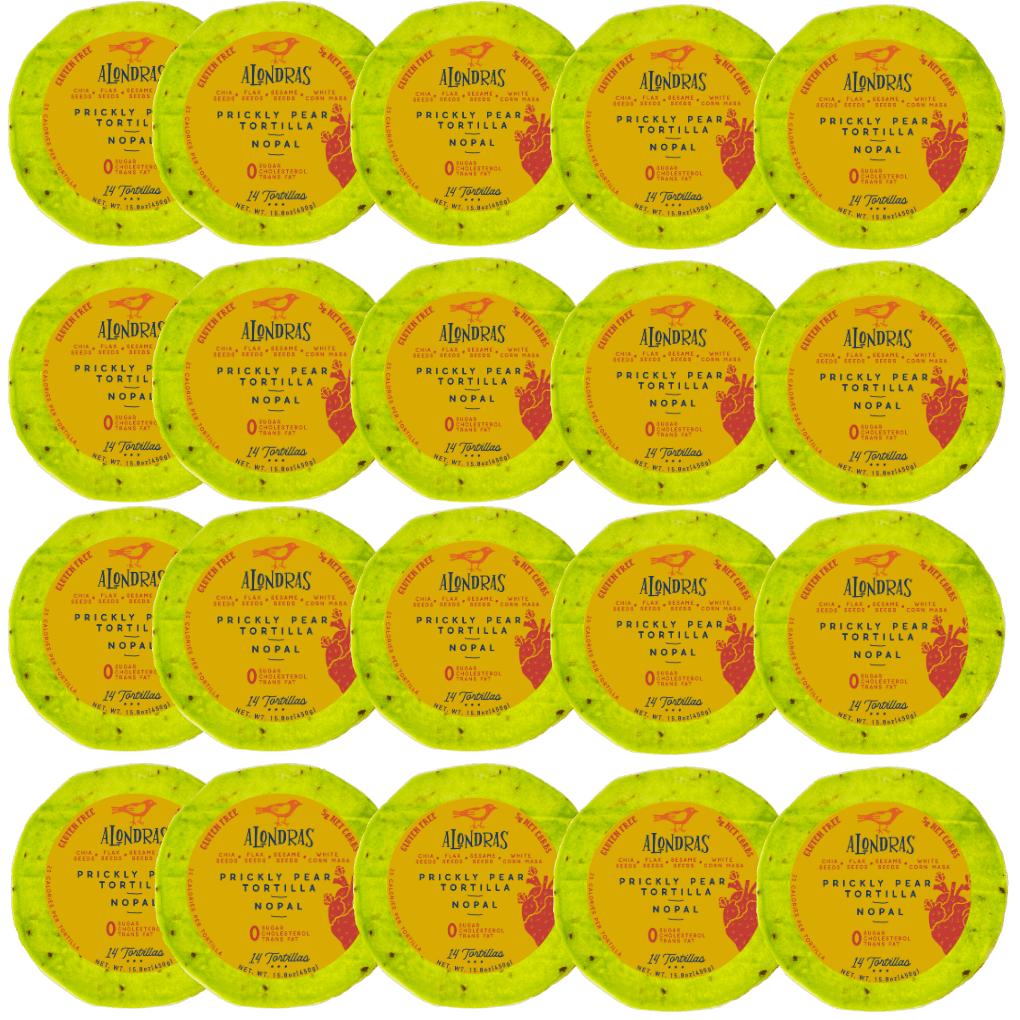 Alondras Gluten Free Low Carb Tortilla Nopal Prickly Pear Keto friendly