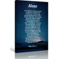 thumbnail image 1 of Alone Poem By Edgar Allan Poe Wall Art Poetry Poster Decorative Giclee Prints Modern Pictures for Living Room Canvas Paintings for Office Pictures for Kitchen Christmas Decorations, 1 of 5