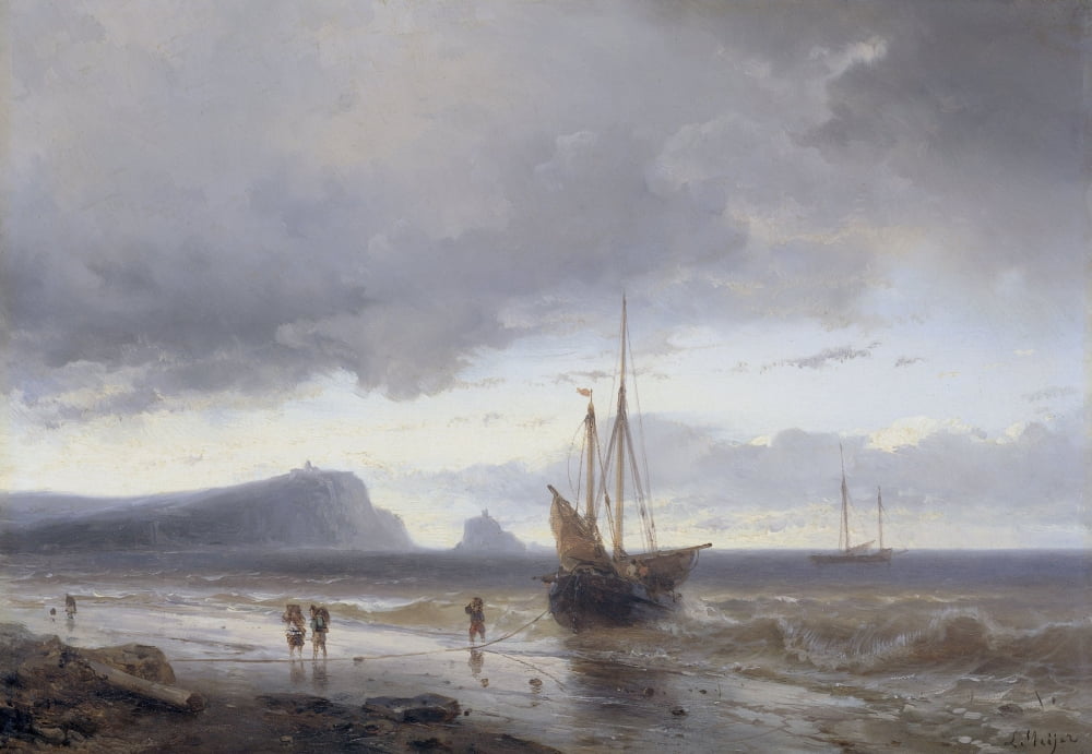 Along The Coast Canvas Art - (36 x 24)