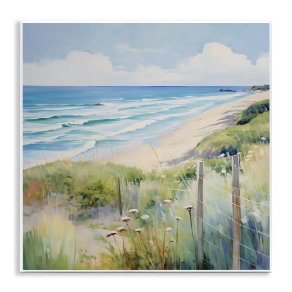 Stupell Industries Along The Coast Scenic View Wall Plaque Art, design by Creative Studio, 12 x 12