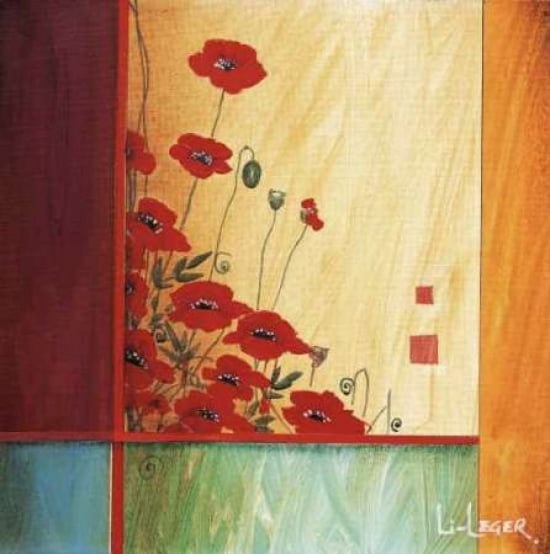 Along the Garden Wall Canvas Art - Don Li-Leger (24 x 24)