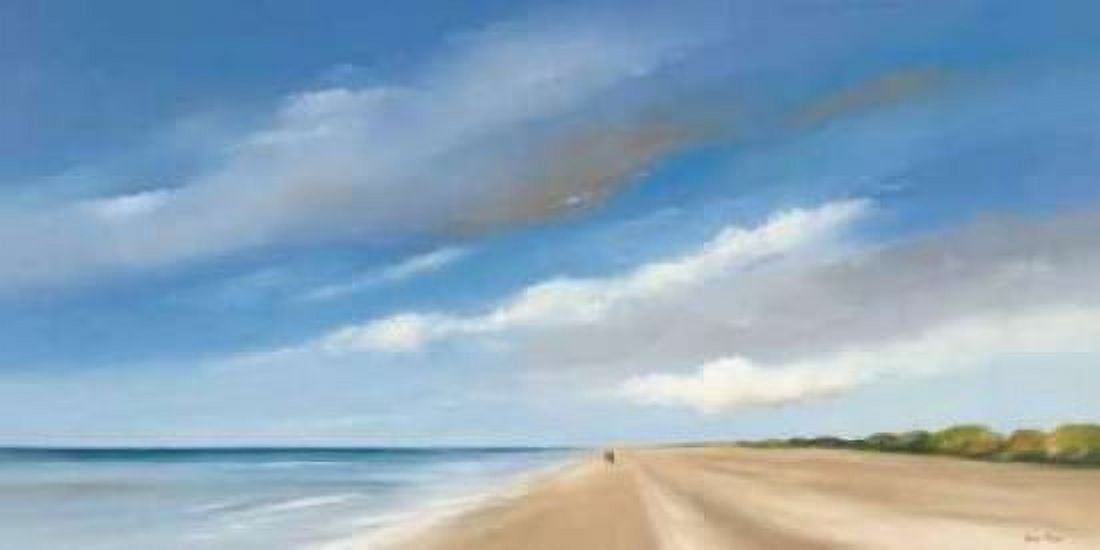 Along the Sea I Canvas Art - Hans Paus (24 x 48)