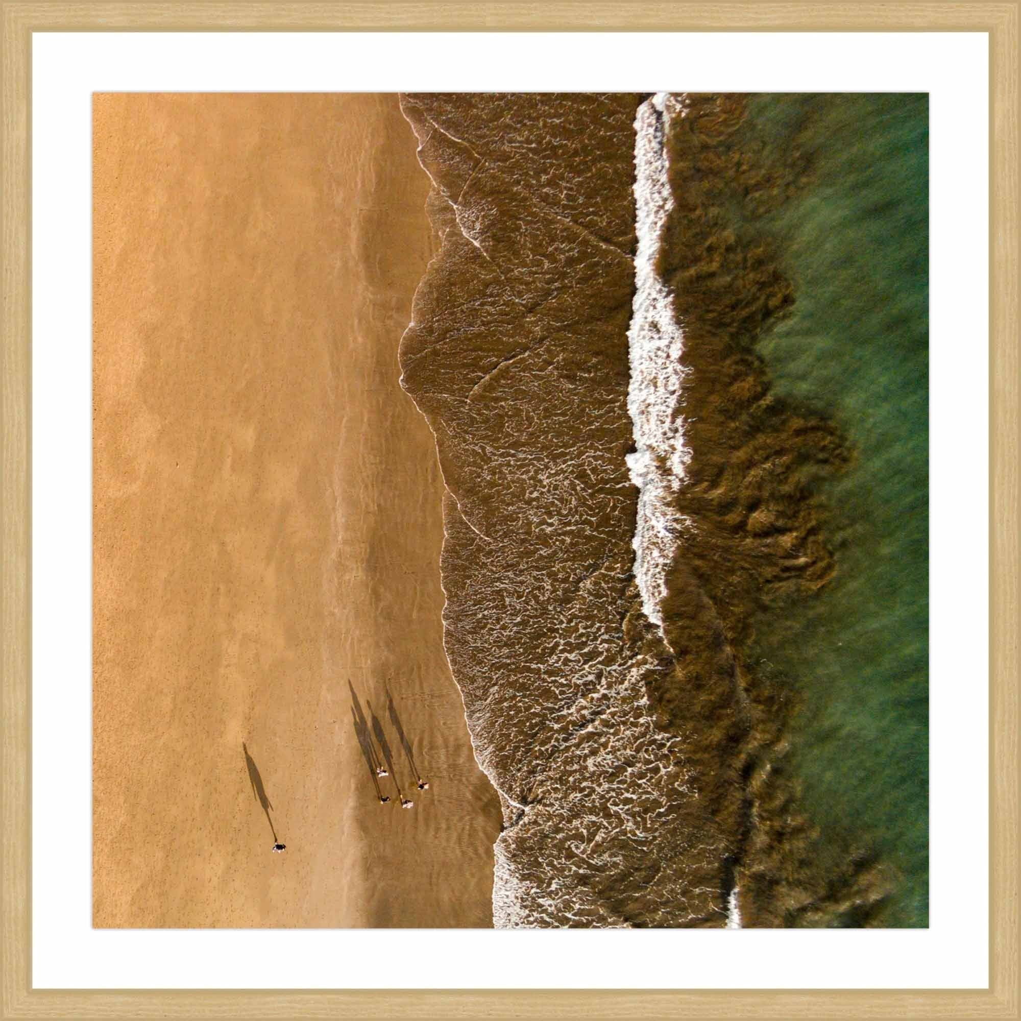 "Along the Water" Framed Painting Print