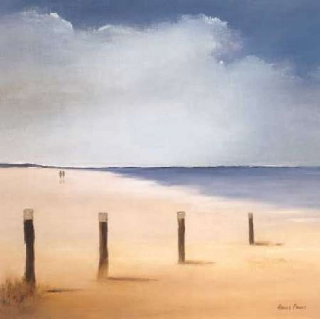 Along the beach I Canvas Art - Hans Paus (24 x 24)