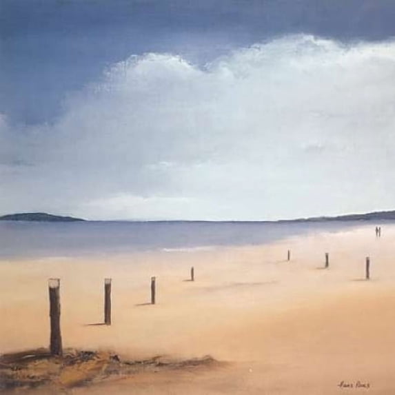 Along the beach II Poster Print by Hans Paus