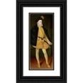 thumbnail image 1 of Alonso Sánchez Coello 8x14 Black Ornate Wood Framed Double Matted Museum Art Print Titled: Infant Don Carlos of Spain, 1 of 5