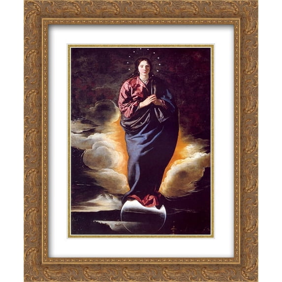Alonzo Cano 2x Matted 20x24 Gold Ornate Framed Art Print 'Inmaculate Conception'