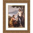 thumbnail image 1 of Alonzo Cano 2x Matted 20x24 Gold Ornate Framed Art Print 'Noli Me Tangere', 1 of 2