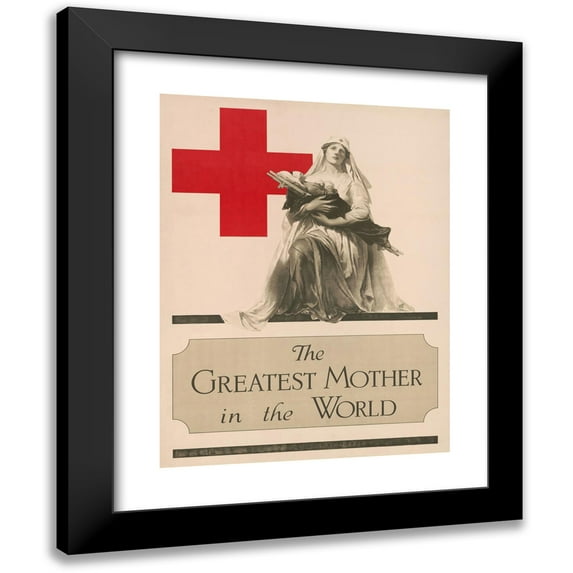 Alonzo Earl Foringer 19x24 Black Modern Framed Museum Art Print Titled - The Greatest Mother in the World (1918)
