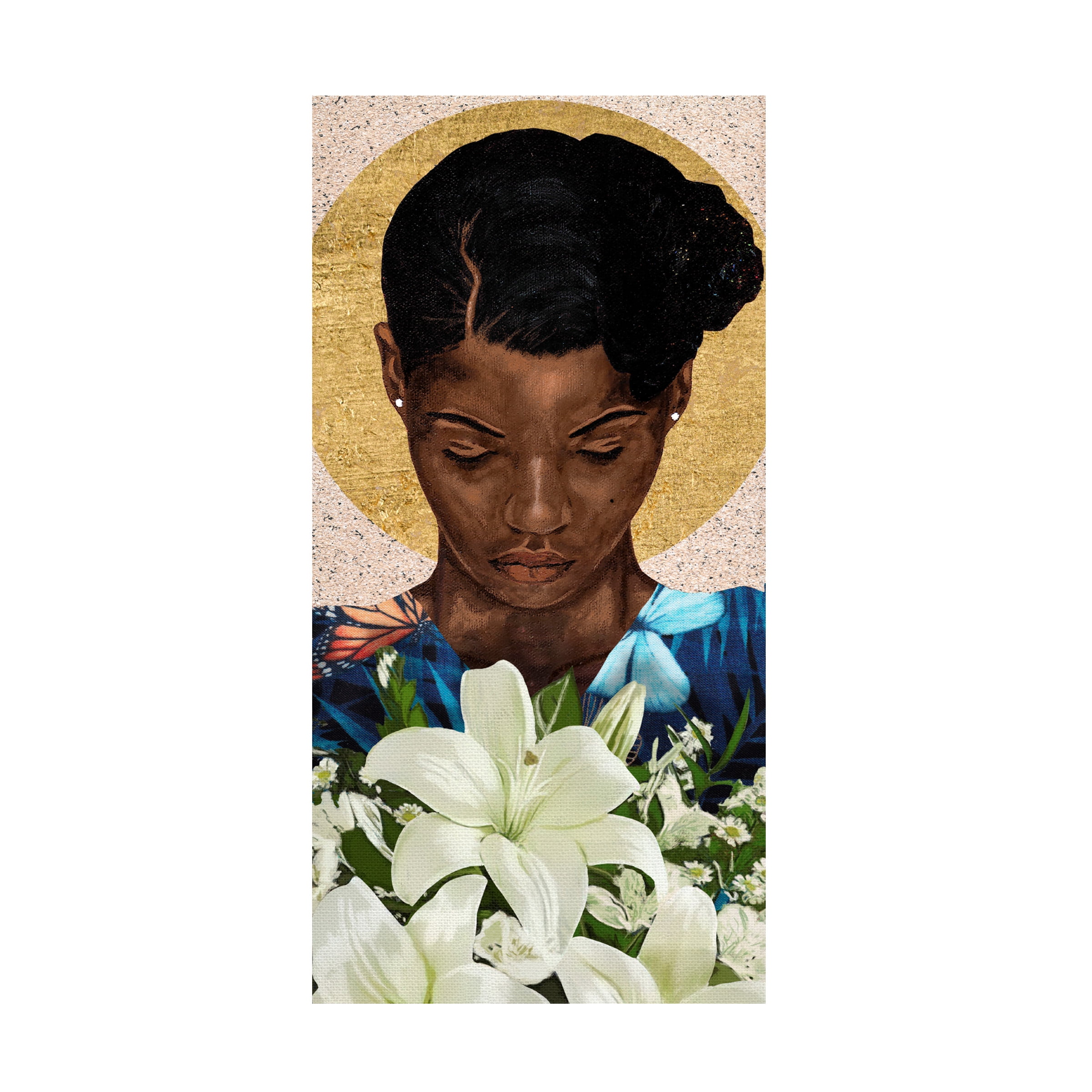 Alonzo Saunders 'Meditation II' Canvas Art