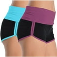 thumbnail image 1 of Aloohaidyvio 2 Pack Shorts for Women 2024 Dolphin Shorts for Women Running Gym Workout Shorts for Kids Activewear Drawstring Cotton Shorts, 1 of 5