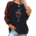 thumbnail image 1 of Aloohaidyvio 2024 Trendy Spring Summer Tops Clearance,Womens Sexy Round Neck Long Sleeve Tops Printed Regular Blouse,Shirts for Women Plus Size, 1 of 5