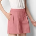 thumbnail image 1 of Aloohaidyvio 2024 Summer Shorts for Women,Womens Solid Color Casual Summer Athletic Shorts Elastic Waistband Pocket Sports Shorts,2024 Summer Shorts for Women, 1 of 1
