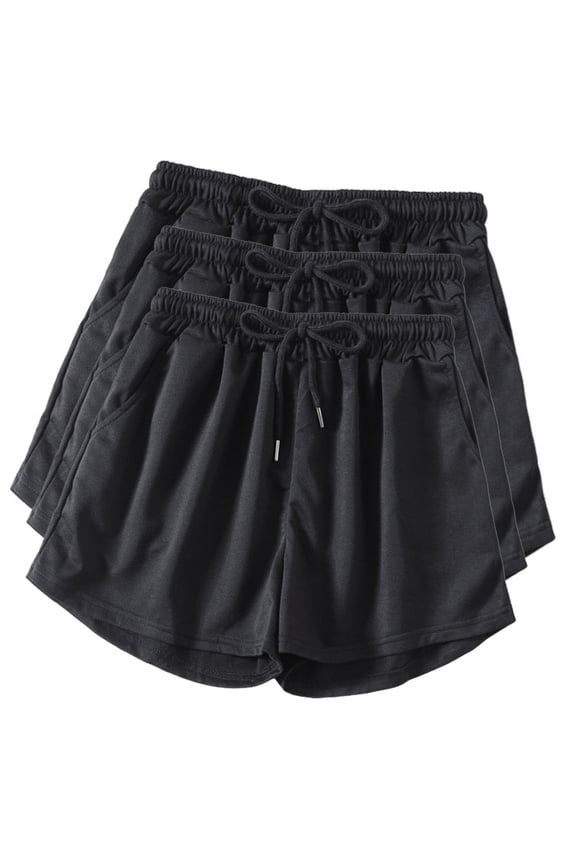 Workout Shorts for Women Clearance,3 Pack Women's Cotton Running Athletic Workout Yoga Shorts Summer Dance Gym Hiking Sports Shorts